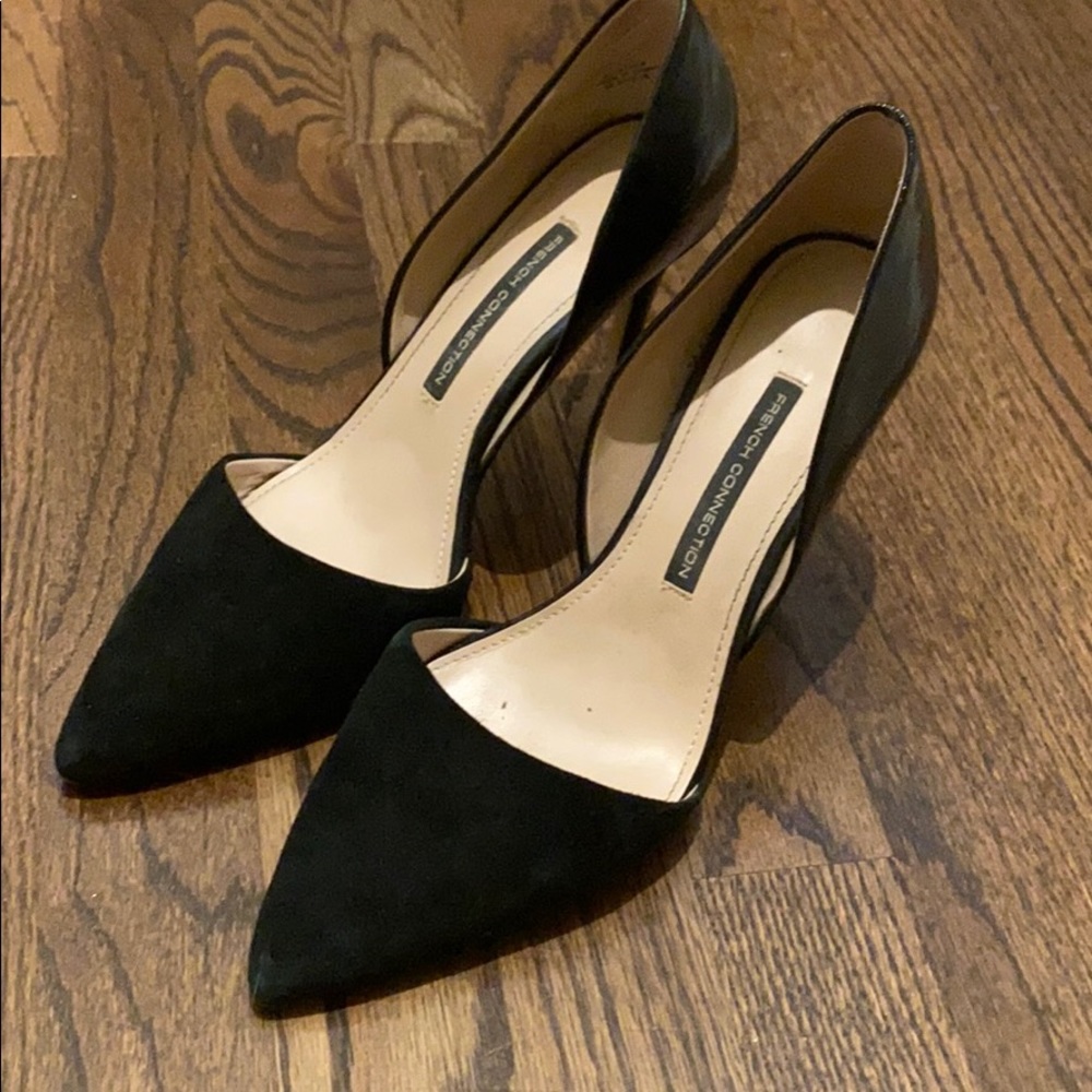 French connection black heels